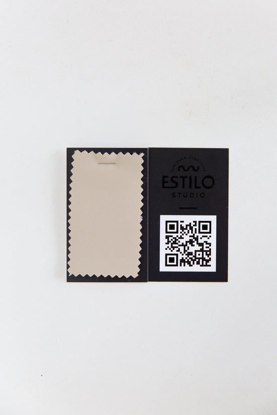 Sample | Beige Leather | Onyx & Eden