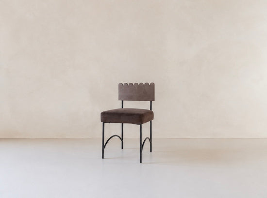 PRE ORDER | Onyx Dining Chair | Chocolate Velvet