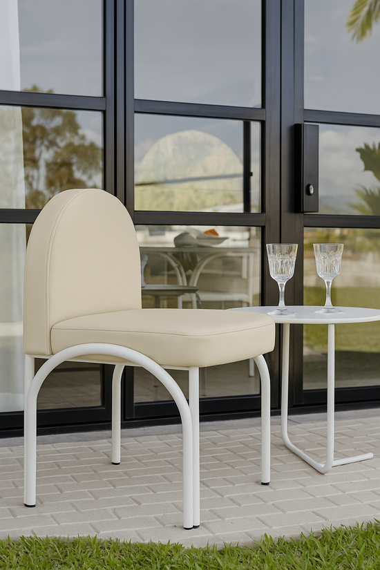 PRE ORDER | Là Arch Dining Chair Outdoor | Beige **New colour coming soon**
