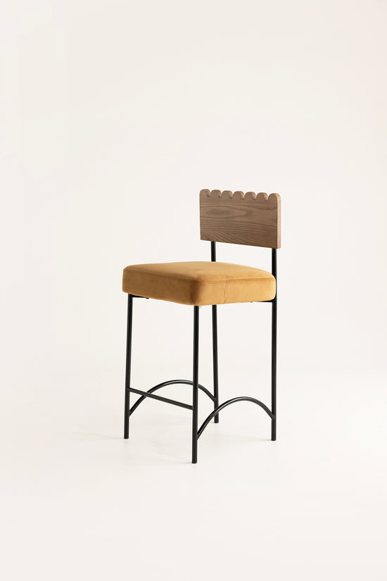 NEW | Onyx Barstool | Toffee Velvet